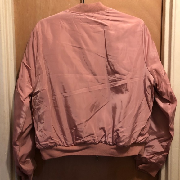🎀Mauve Pink Bomber Jacket🎀 - Picture 2 of 5